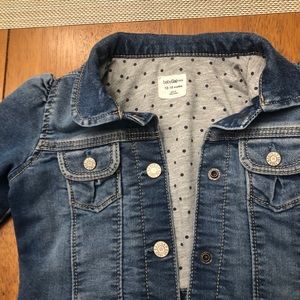 BabyGap Girls Puff Sleeve Jean Jacket